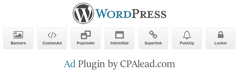 CPAlead WordPress ad plugin providing pop unders, banners, and more.